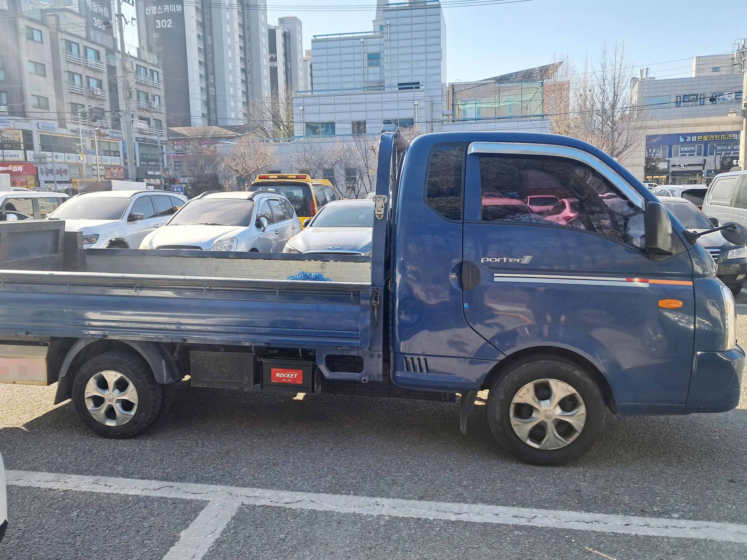 포터 조수석 측면 사이드