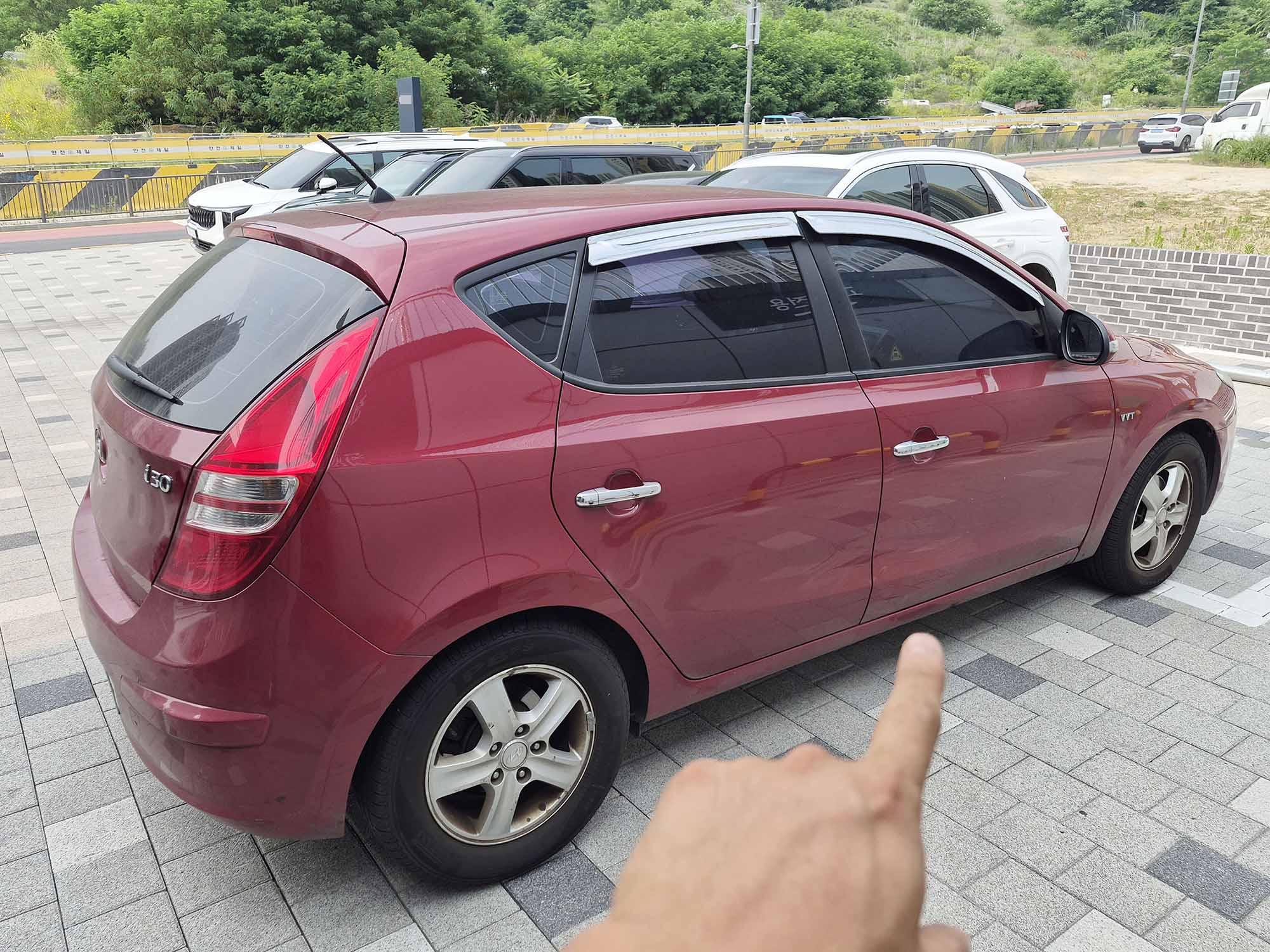2009 i30 가솔린 럭셔리 적색